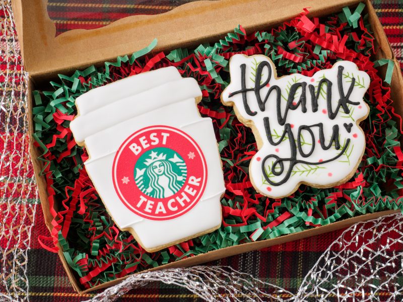 Best Teacher Thank You Cookie Set