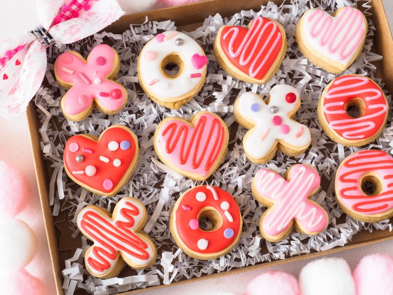 Hugs & Kisses Valentine’s Day Cookie Gift Box