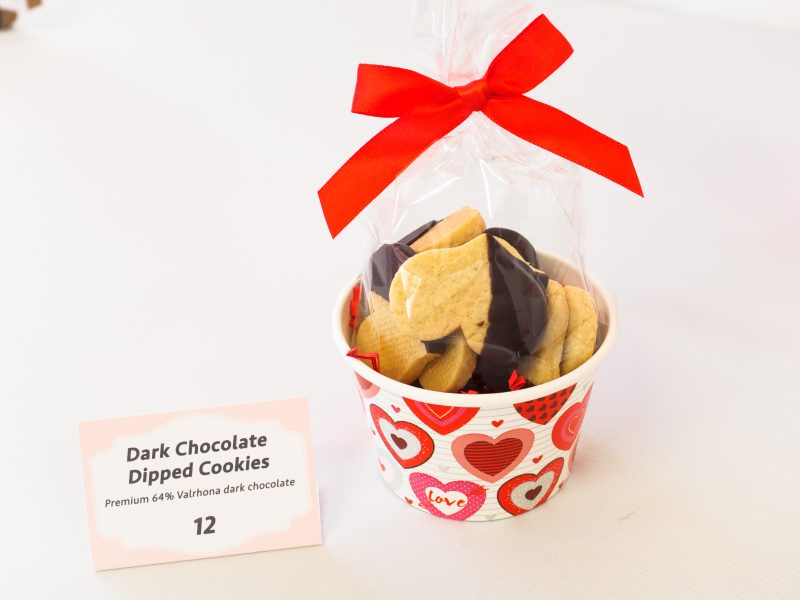 Dark Chocolate Dipped Cookies (10pcs)