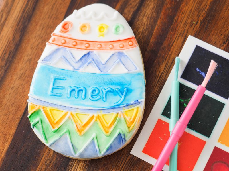 Easter Paint Your Own Egg Cookie