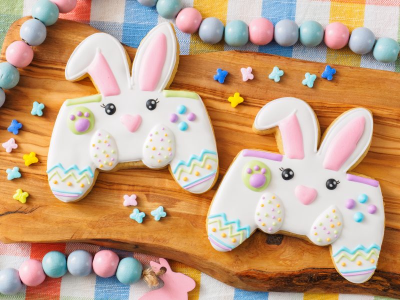 Gamer Bunny Cookie