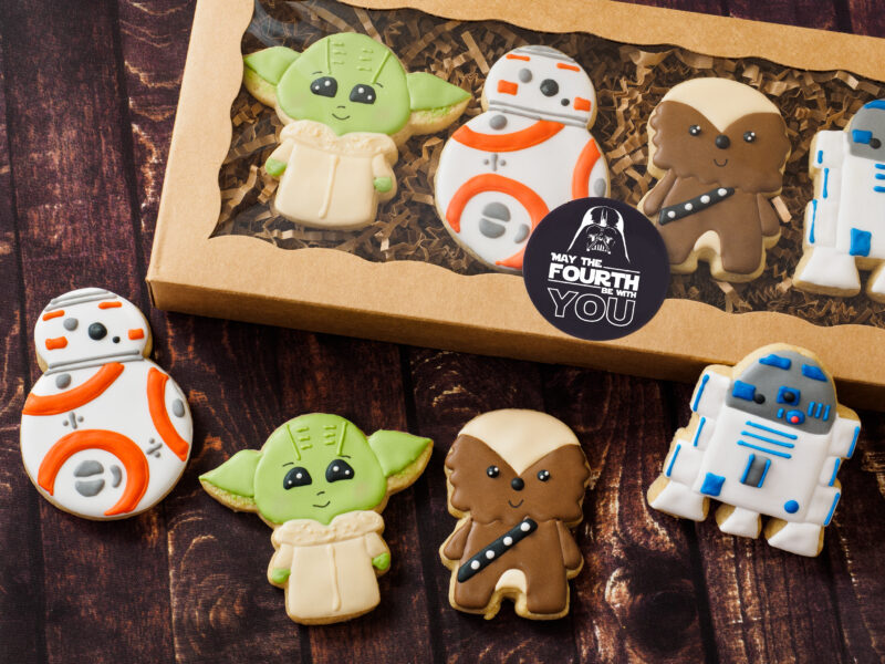 May the 4th be with you Star Wars cookie set