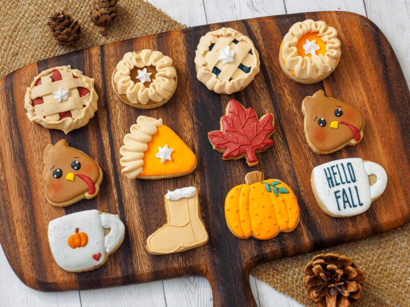 Thanksgiving Mini Cookies