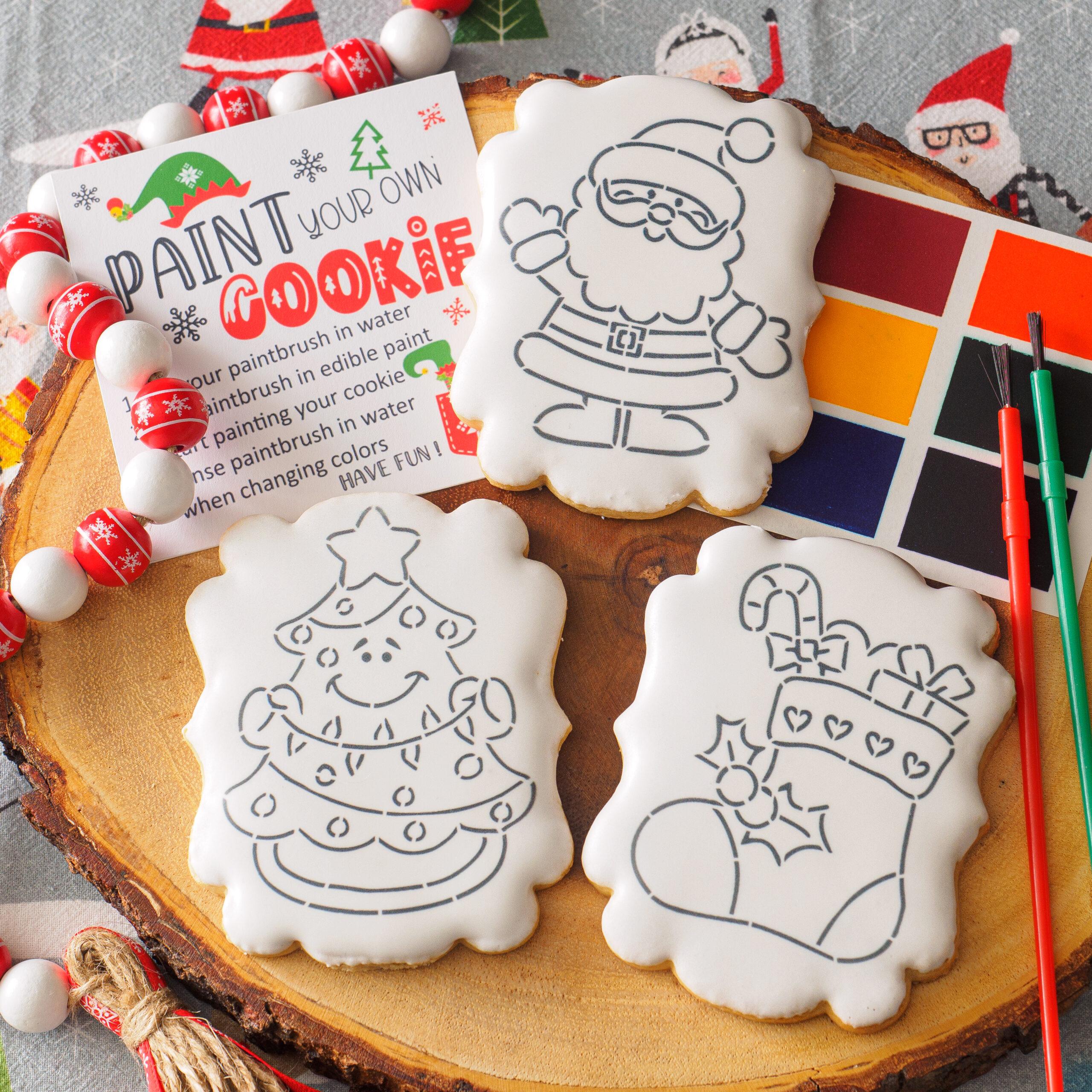 Christmas Paint Your Own Cookie Kit Sprinkles with Love Hand