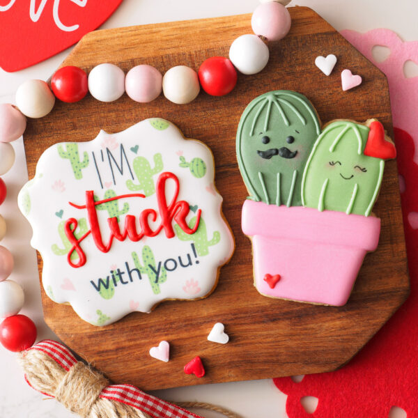 Valentine's Day I'm Stuck with You Cookie Set
