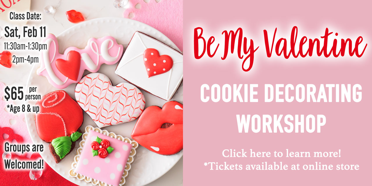 Valentine's Day Cookie Decorating Workshop