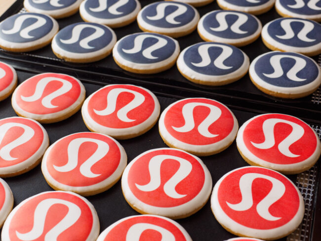 Lululemon custom cookies Lululemon custom cookies