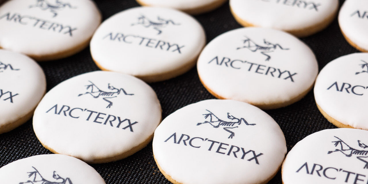 Arc'teryx branded cookies