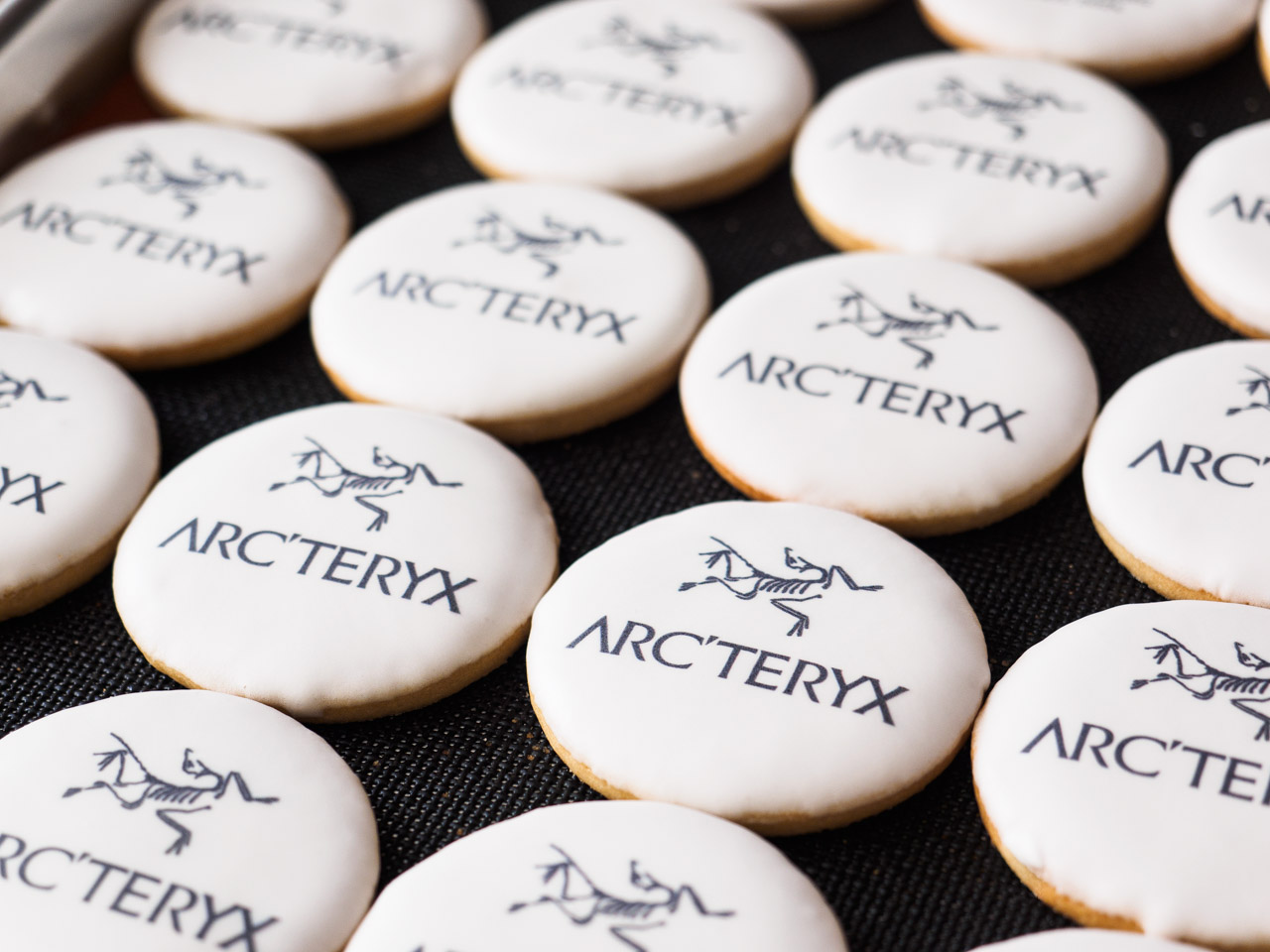 Arc'teryx branded cookies