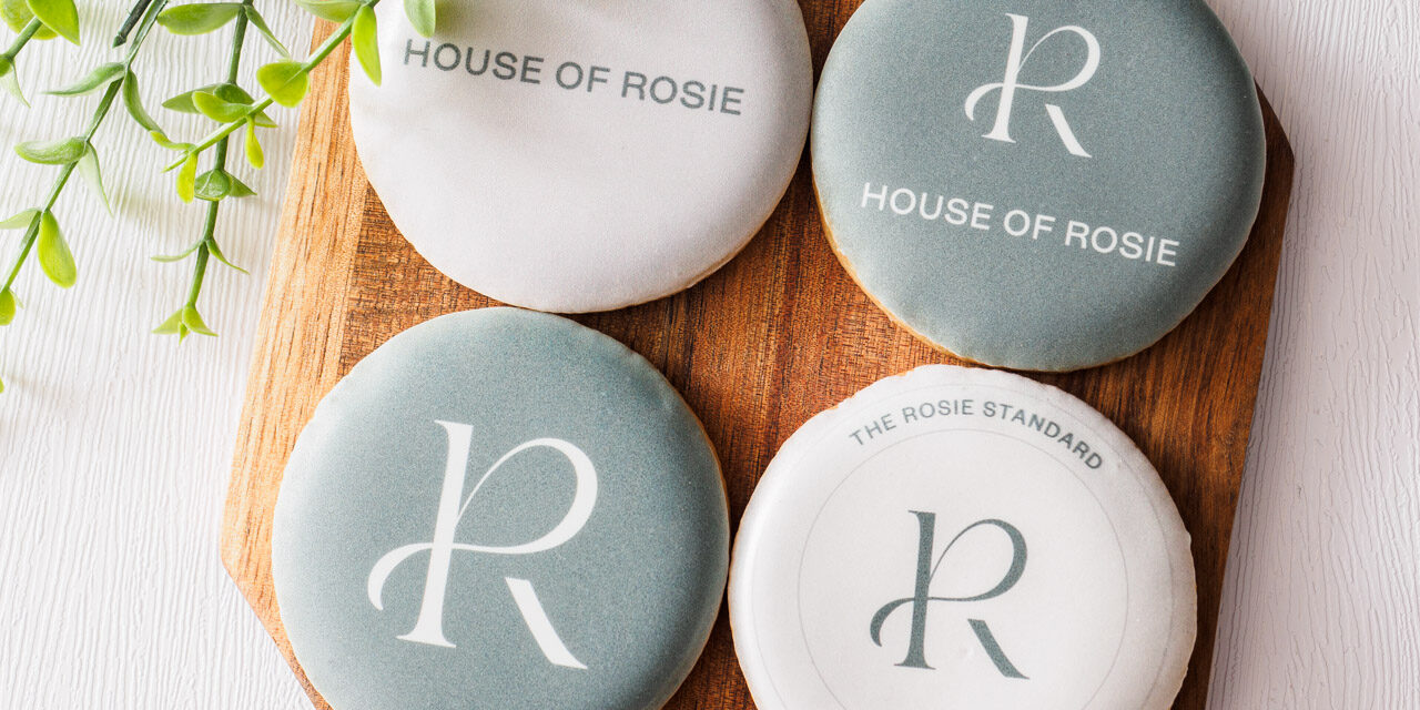 Full color logo cookies