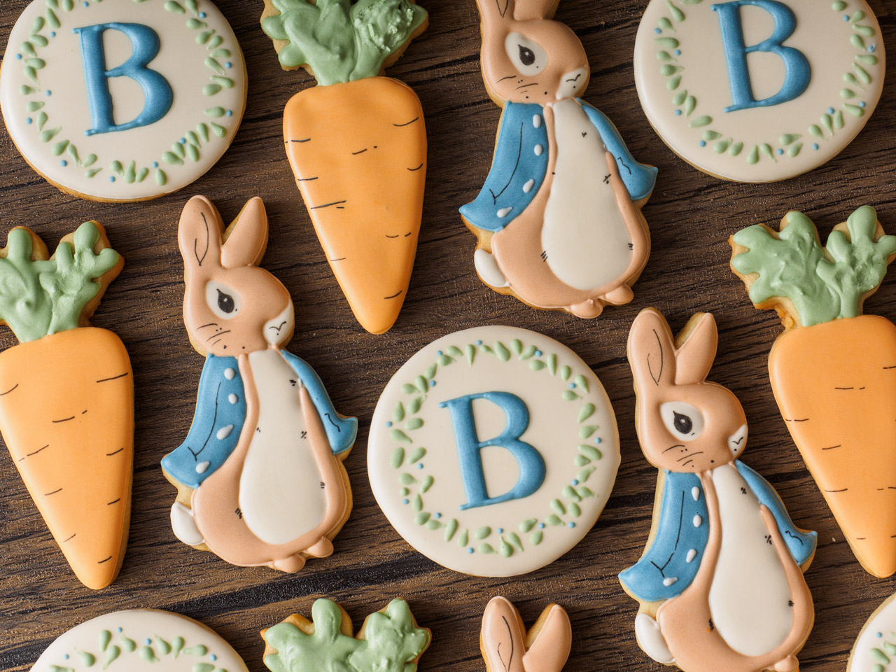 Peter Rabbit Hand-Decorated Cookies